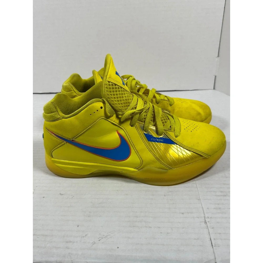 Nike KD 3 Retro Christmas Yellow Blue Orange FD5606-700 Mens 11 Basketball Shoes